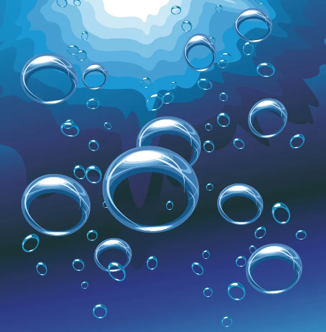 Path instability of an air bubble rising in water - Image
