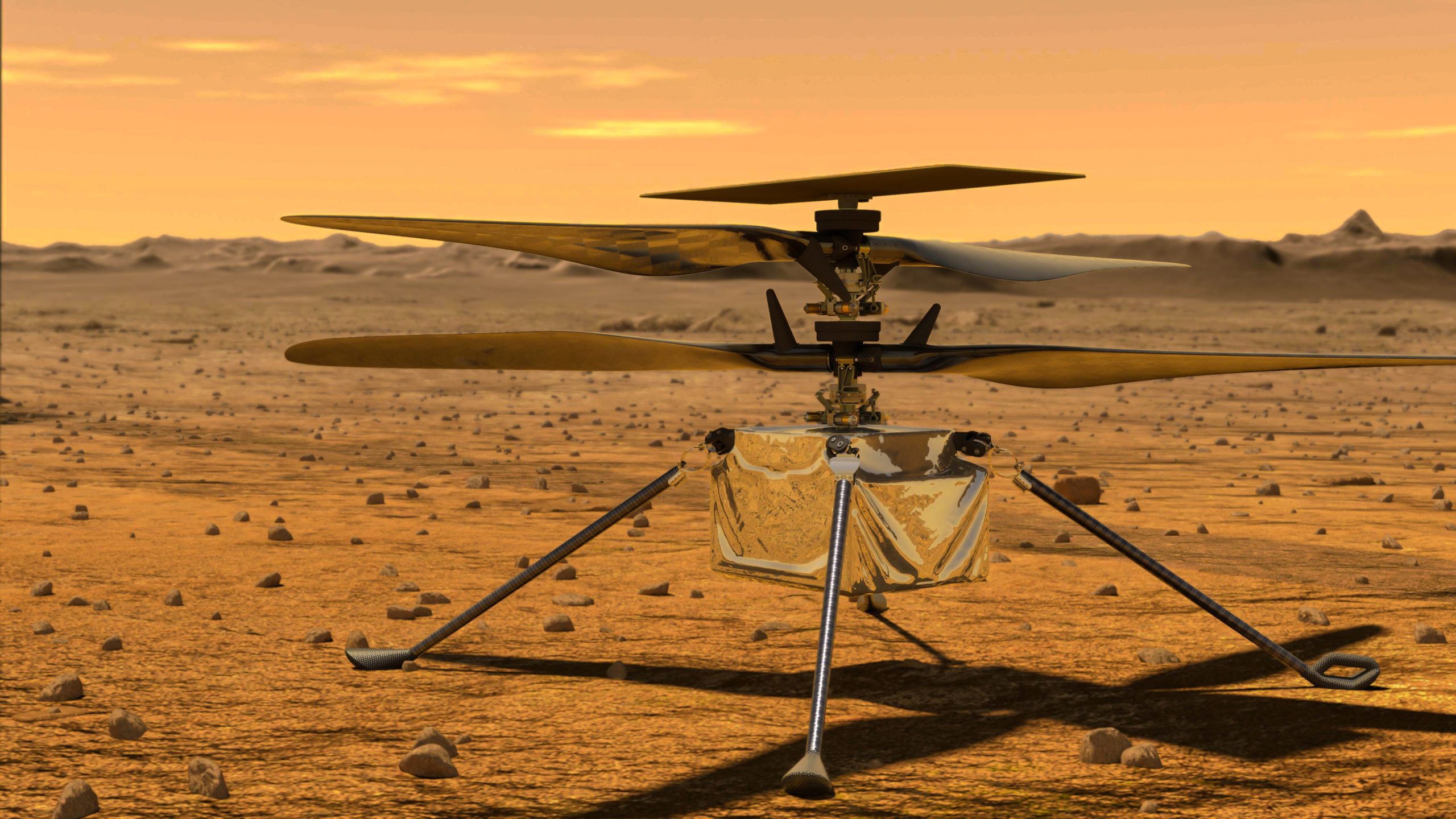 NASA Restores Communication with Mars Helicopter Ingenuity after Communications Dropout - Image