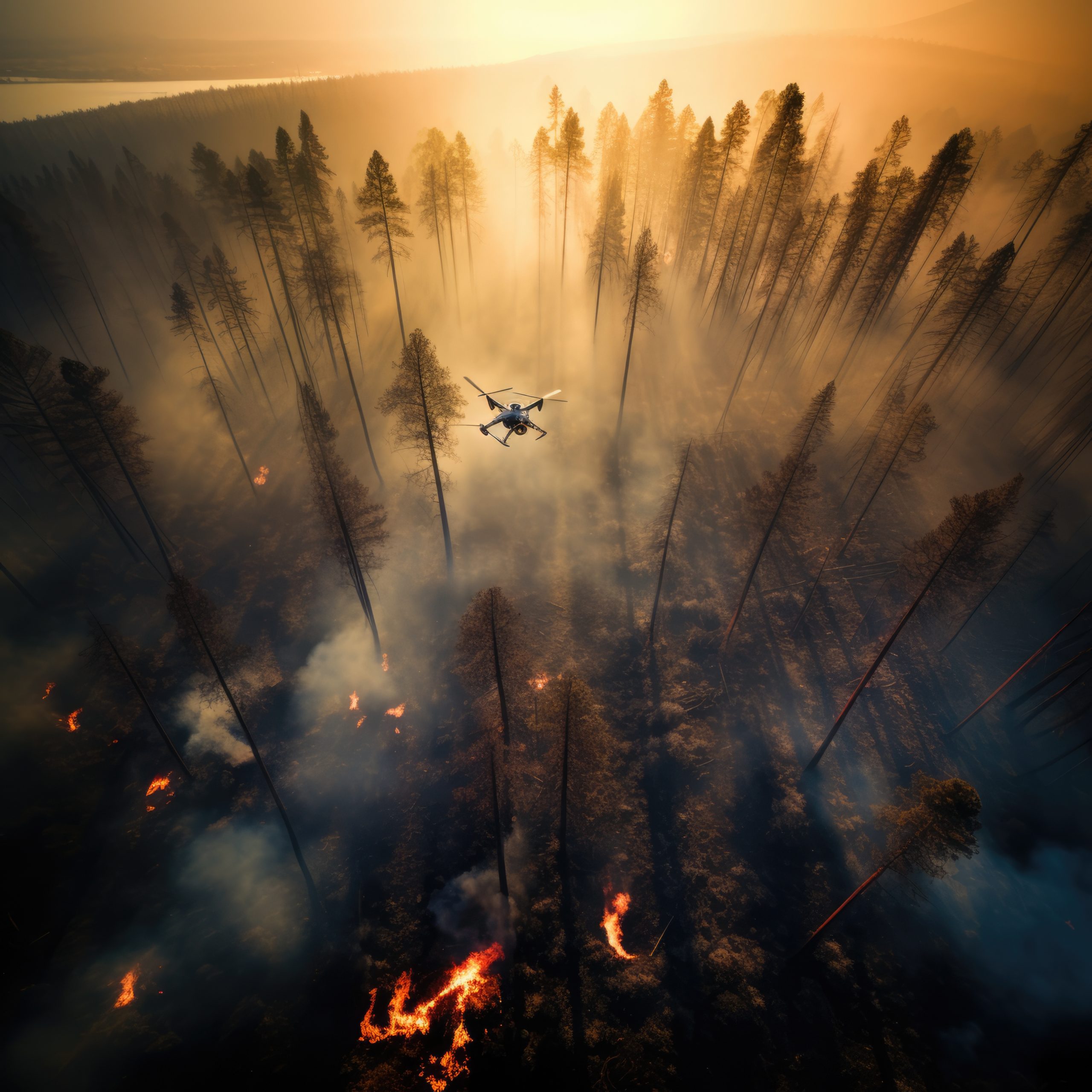 Scientists Utilize AI to Forecast Wildfire Progression - Image